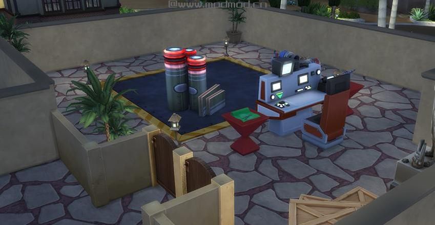 模拟人生4MOD：【3DM-Sims小组】【原创】50X50 阿拉伯风格全功能豪华别墅~~~~~~房屋和自定义MOD下载已放！