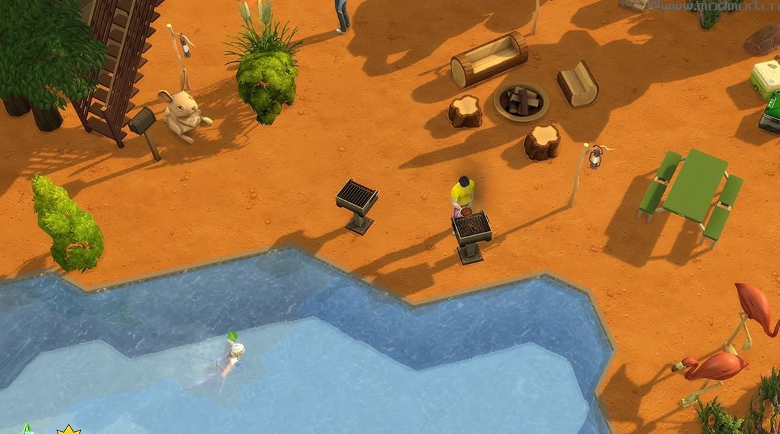 模拟市民的森林公园