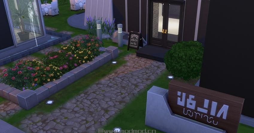 模拟人生4MOD：【3DM-Sims小组】【原创】还原来去上班零售店预告片中的照相馆，含摄影棚1家、小酒吧1家和婚礼现场