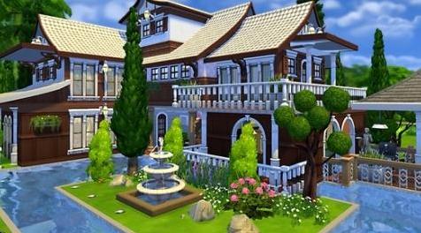 模拟人生4MOD：【几款房屋】以后陆续更新今天再外网淘的