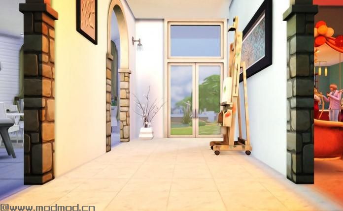 模拟人生4MOD：淡雅出品----公寓+酒廊 30*40
