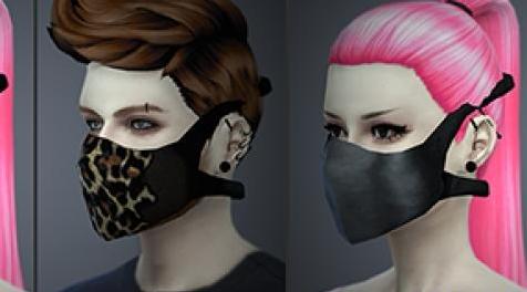 模拟人生4MOD：朋克面罩 by black_le