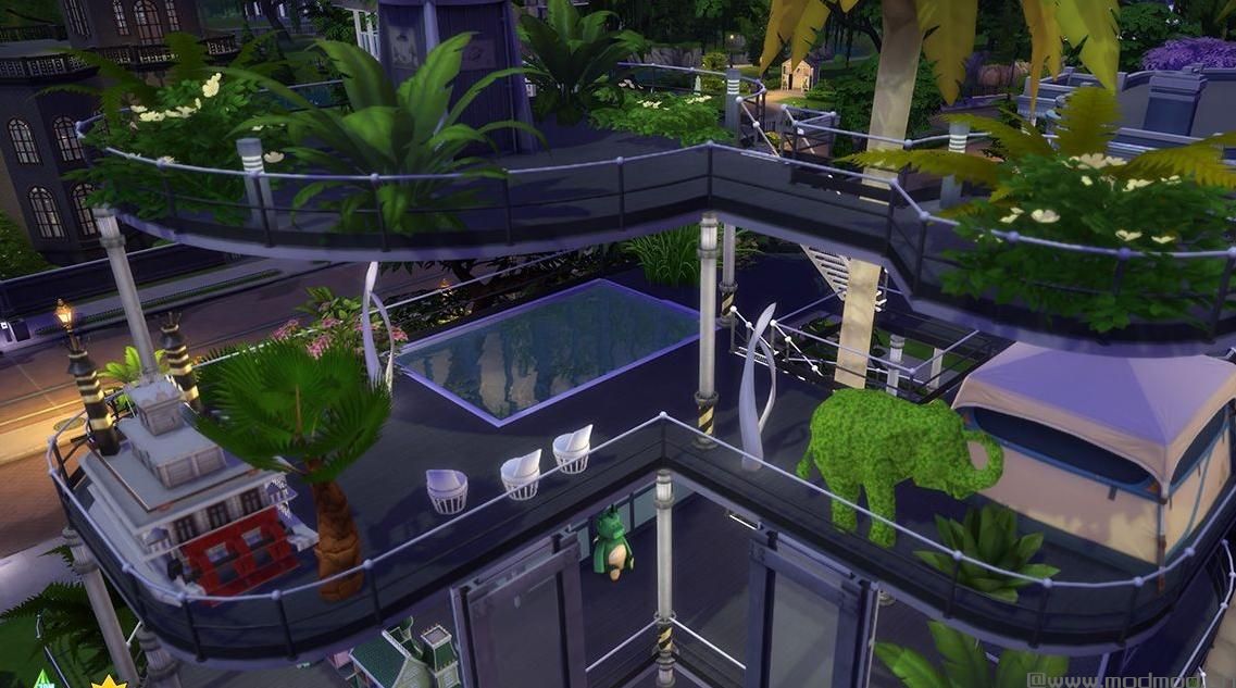 【3DM-Sims小组】炎炎假日，带给你凉爽的感觉！30X20全通透房屋，可居住可度假，陪你过暑假！  