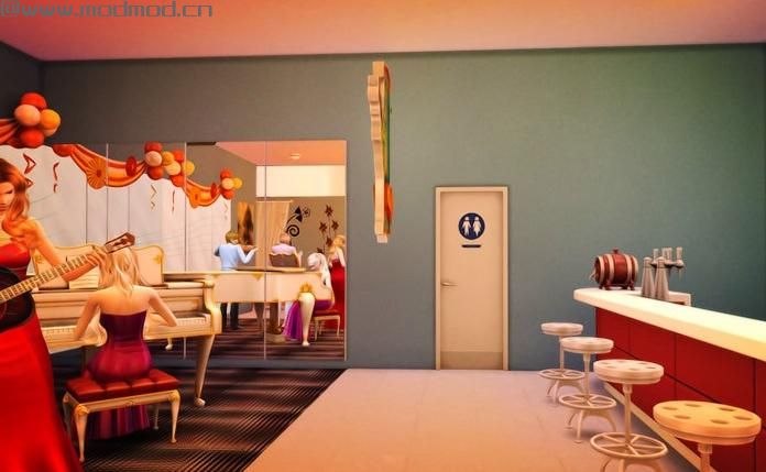 淡雅出品----公寓+酒廊 30*40 