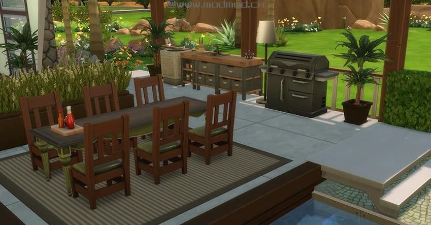 【3DM-Sims小组】【原创】40X30 现代别墅 ————首次建房希望大家喜欢！！！！！！  