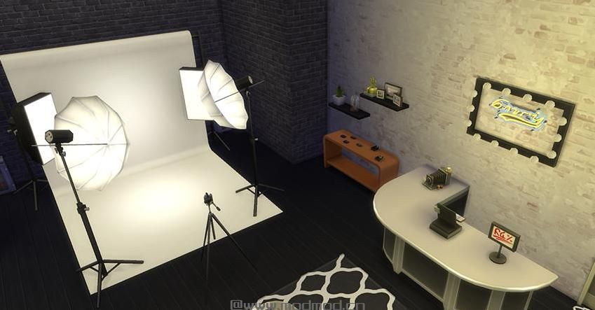 【3DM-Sims小组】【原创】还原来去上班零售店预告片中的照相馆，含摄影棚1家、小酒吧1家和婚礼现场