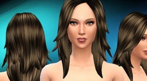 模拟人生4MOD：女性改贴图中长发型