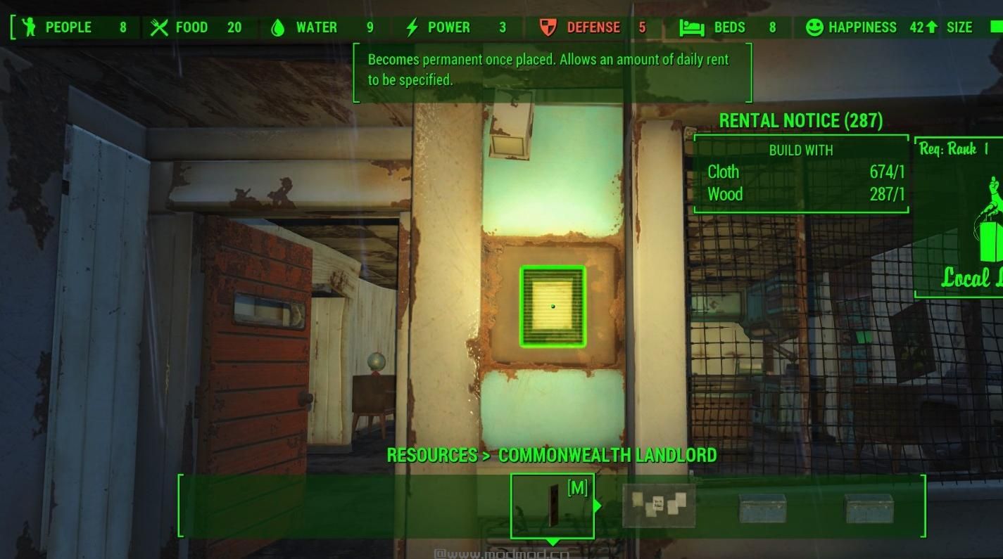 辐射4MOD：联邦地主---Commonwealth Landlord