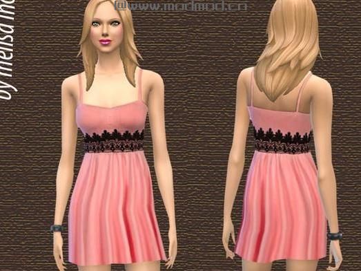 模拟人生4MOD：几款好看的连衣裙