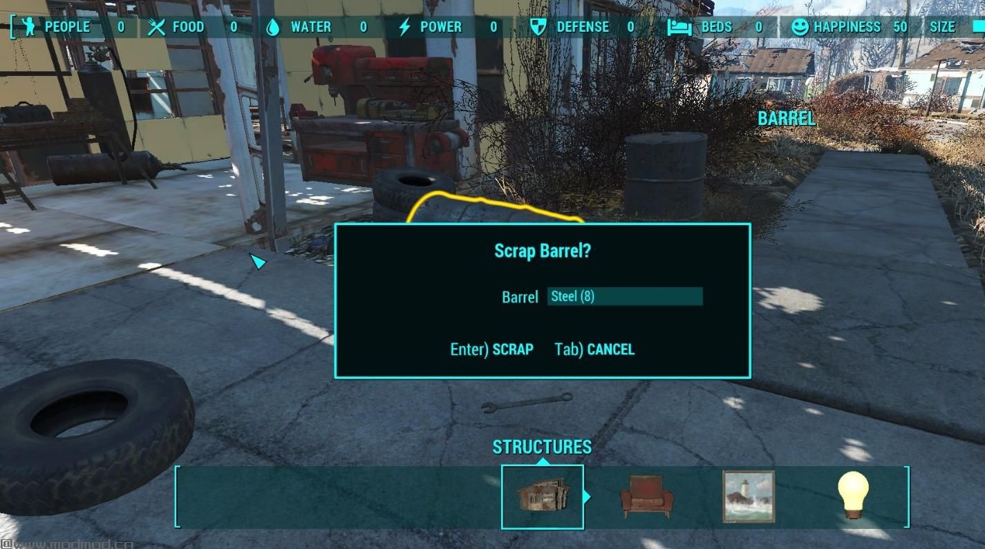 辐射4MOD： Crazy Earl&rsquo;s Scrapyard 疯狂伯爵的垃圾拆解