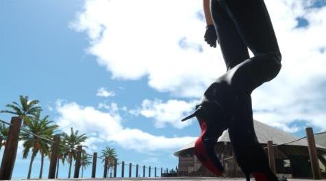 最终幻想15MOD：Ignis服装HighHeels（黑色和红色）