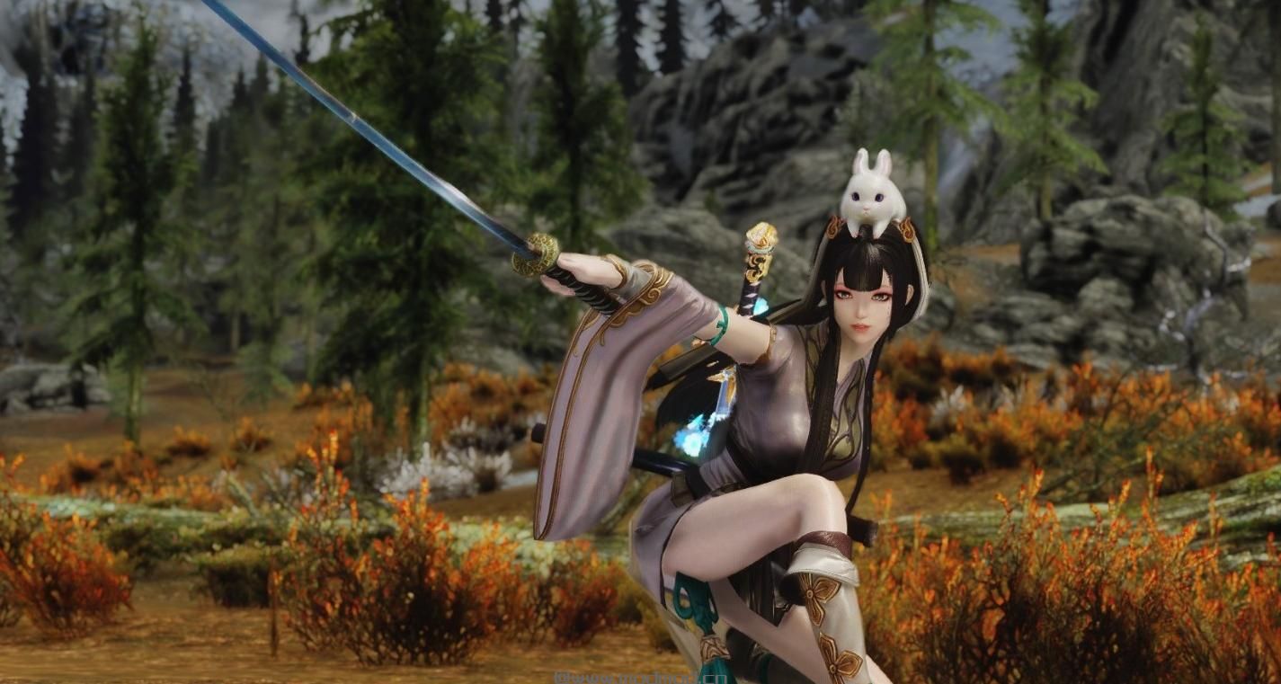 上古卷轴5：天际MOD： 曲无忆服装-unp蘑菇版最小体重大胸身形