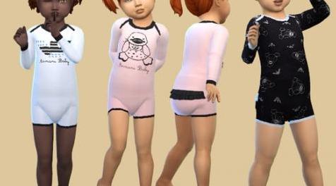 模拟人生4MOD：Kombidress Armani Baby 儿童服装
