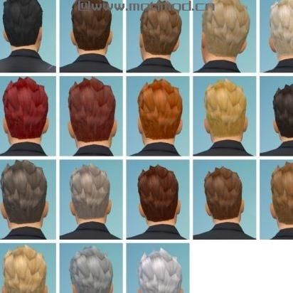 模拟人生4MOD：短发材质重建