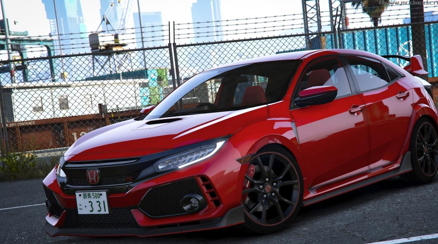 侠盗猎车手5MOD：2018年本田思域Type-R（FK8）[Varis | RHD] [附加] V1.8