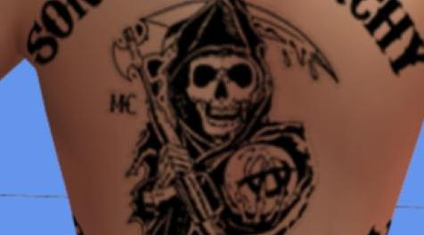 模拟人生4MOD：男士非替换纹身MOD