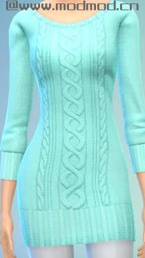 模拟人生4MOD：女性针织及臀外套