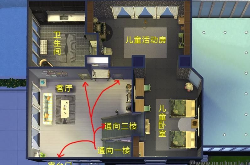 40X30 泳池版 现代别墅