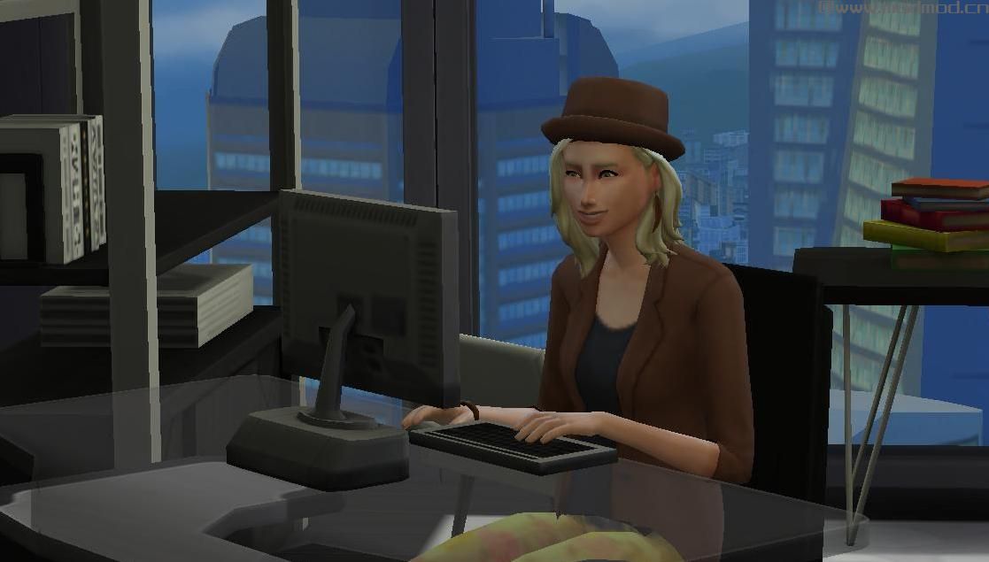 模拟人生4MOD：作家、画家、运动员和商业现在可以在家工作喽~