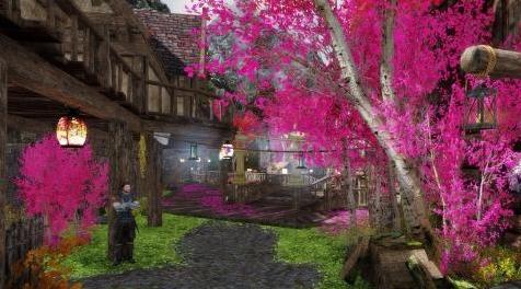 上古卷轴5：天际MOD：【东方臤夏绮丽谭】待到山樱烂漫时&mdash;&mdash;天际的樱花树，樱花雪
