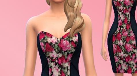 模拟人生4MOD：御姐型连衣裙