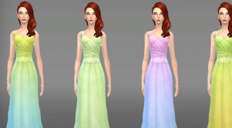 模拟人生4MOD：女性派对连衣裙-Eva by KanoYa