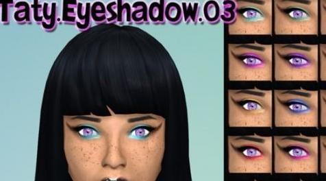 模拟人生4MOD：【化妆MOD】女性魅力眼影 by Taty