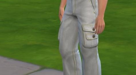 模拟人生4MOD：男式牛仔工装裤 By FifthAce2007