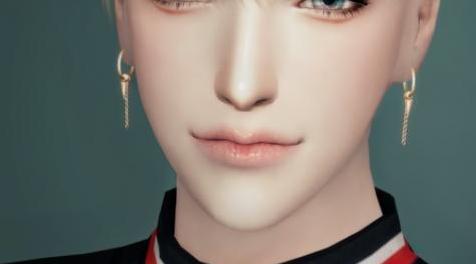 模拟人生4MOD：SAC_u_piercing_01 男士项链