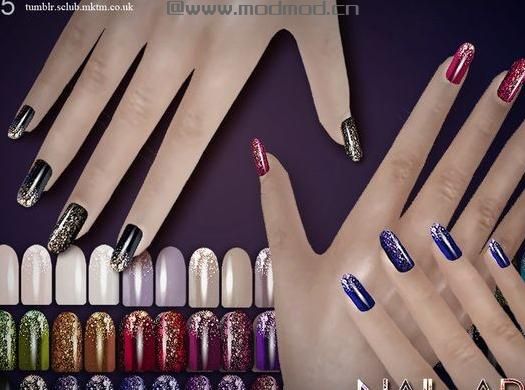 模拟人生4MOD：【外网搬运】【化妆MOD】多彩指甲油