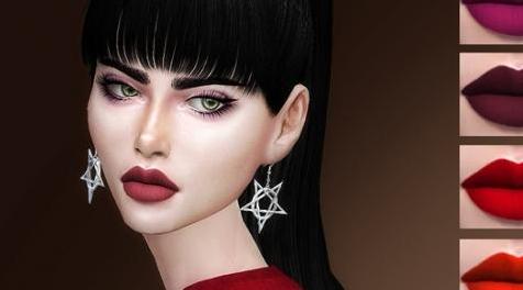 模拟人生4MOD：Courtney Lipstick 口红