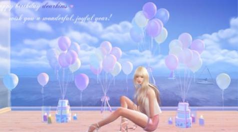 模拟人生4MOD： [domi] Dearkims Birthday Gifts 2016-气球装饰