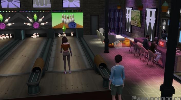 模拟人生4MOD：保龄球加速MOD：换人或开始保龄球的时候不再卡顿