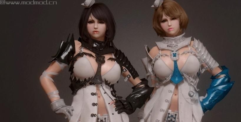 上古卷轴5：天际MOD：洛奇英雄 7种颜色 White Shark Robes