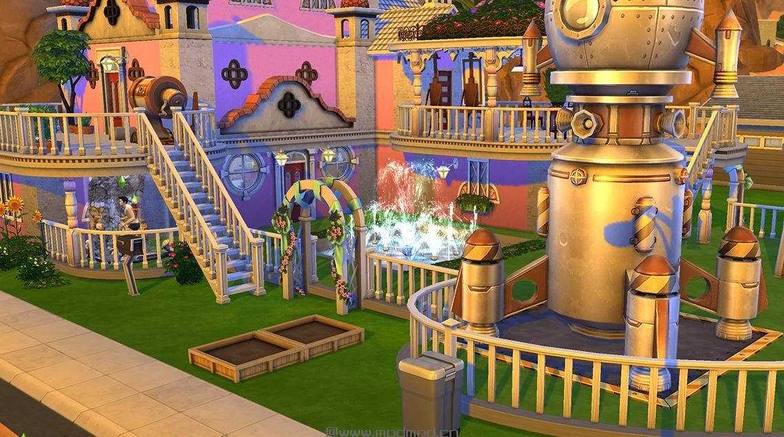 模拟人生4MOD：【3DM-Sims小组】甜蜜可爱的萌萌糖果屋：CandyHouse