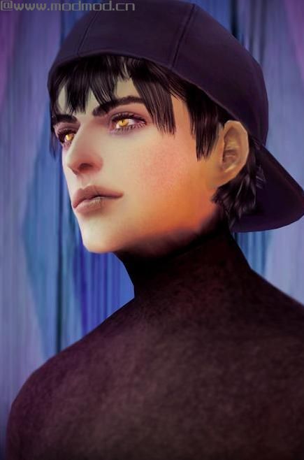 模拟人生4MOD：【化妆MOD】男性帅酷刺猬头发型 by BLACK
