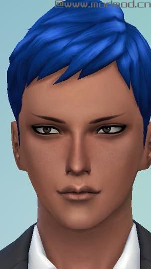 模拟人生4MOD：无性别非替换、质感超好的直眉 by HA2D