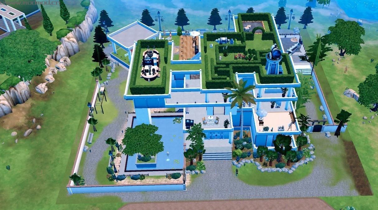 【希凡别墅】...5卧7卫...前庭后院天台花园...全功能豪宅