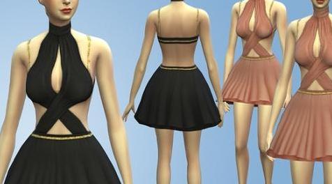 模拟人生4MOD：女性舞会裙 by Nia