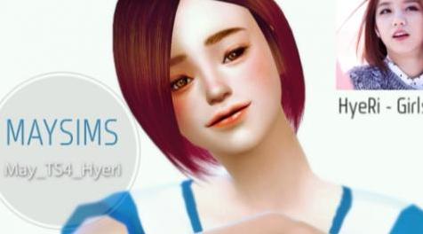 模拟人生4MOD：Hair_Hyeri