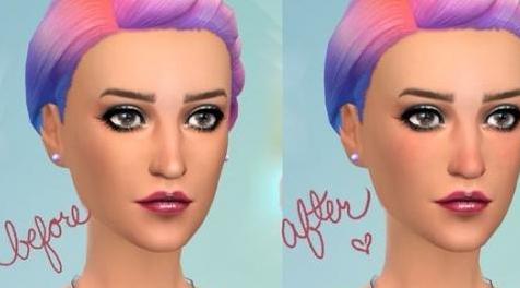 模拟人生4MOD：【化妆MOD】女性可爱腮红 by pepstar
