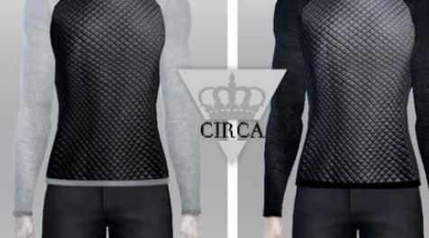 模拟人生4MOD：男性皮质上衣 by Circa