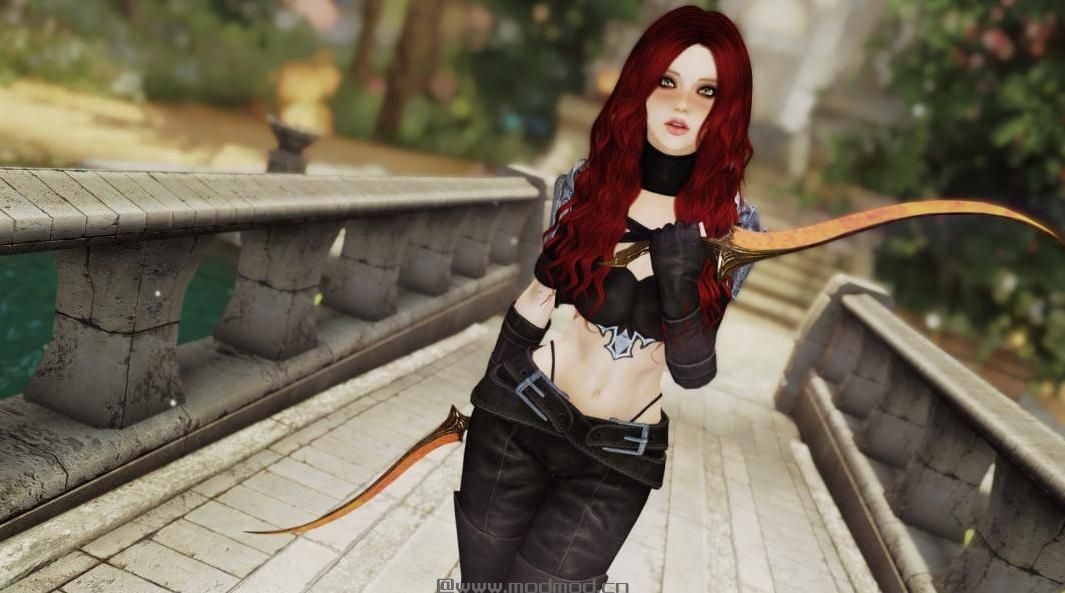 上古卷轴5：重置版MOD：Katarina装甲-SSE CBBE体滑块