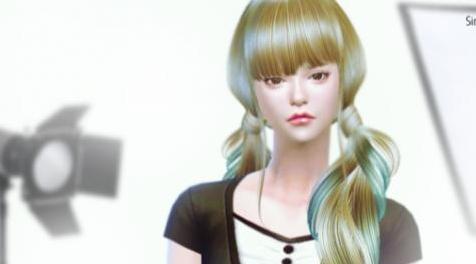 模拟人生4MOD：Hair_121_F