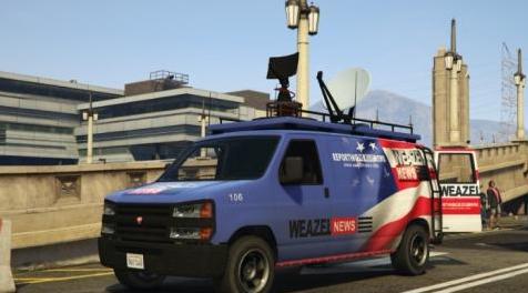 侠盗猎车手5MOD：Bravado Rumpo - Newsvan [附加组件] 1.2