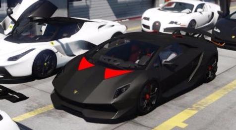 侠盗猎车手5MOD：兰博基尼Sesto Elemento