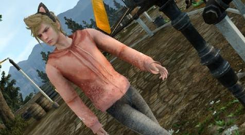 最终幻想15MOD：可爱风格〜猫连帽衫（Prompto的装备）