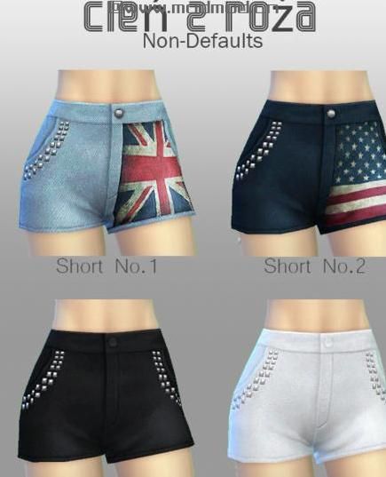 模拟人生4MOD：女式短裤系列