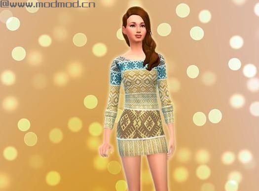 模拟人生4MOD：几款好看的连衣裙（二）+透视睡衣