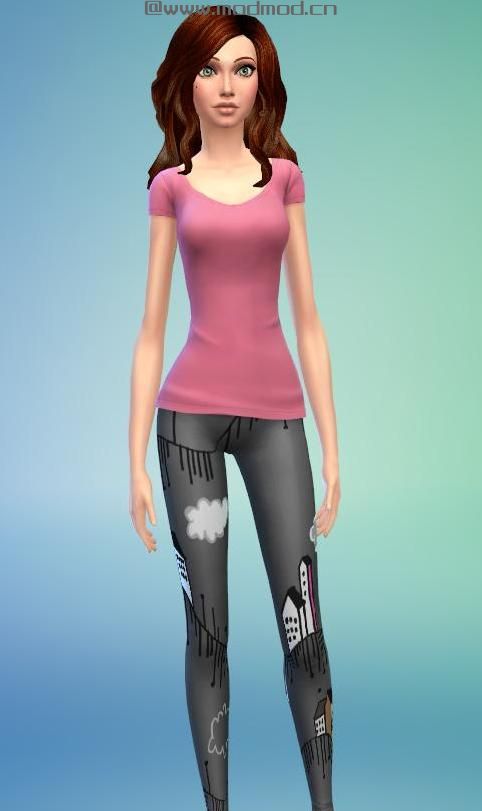 模拟人生4MOD：裤袜&打底裤合集